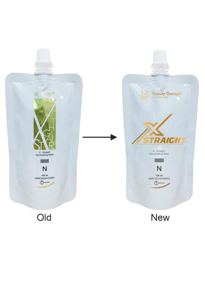 Beauty Garage - X-Straight Hair Straightening Cream Set (Intense Cream + Neutralizing Cream) 125Ml Each - Image 1