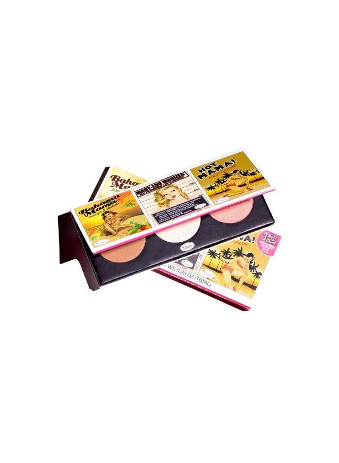 theBalm Powder Trio Bahama Mama, Mary-Lou Manizer, Hot Mama - Image 2