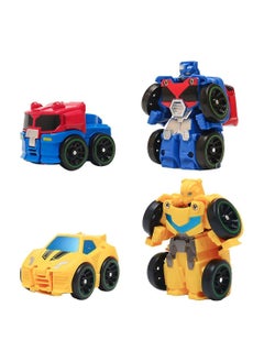 Transformers Bumblebee Optimus Prime Action Figure Transformation Car Toy 2 In 1 Robot Mini Racing Model Gift Set Pieces
