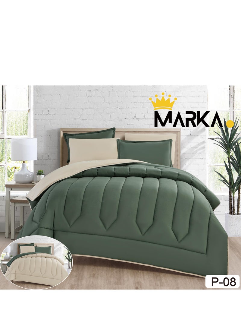 MARKA Plain double-sided comforter, 6 pieces, size 230 x 250 cm - Image 1