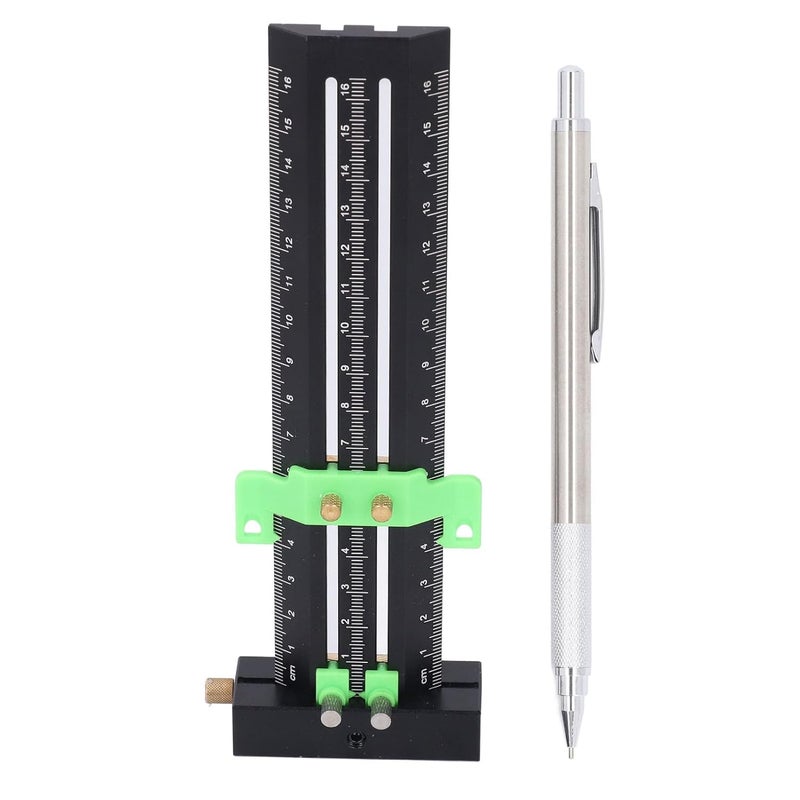 Type 2 Green Woodworking Sliding T Scribing Tool 6 Inch Imperial Measurement Layout - Image 2