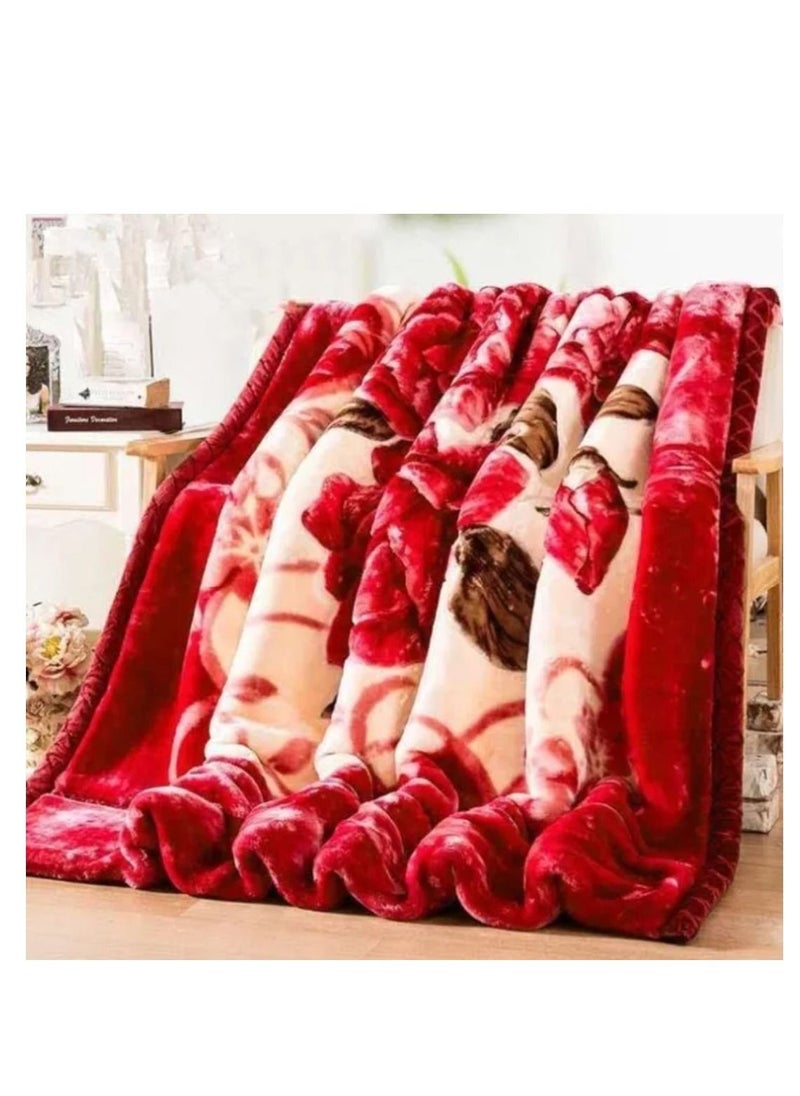 Generic - Multicolour Winter Blanket Size 2 * 2.20  Weight 6kg Korean industry - Image 1