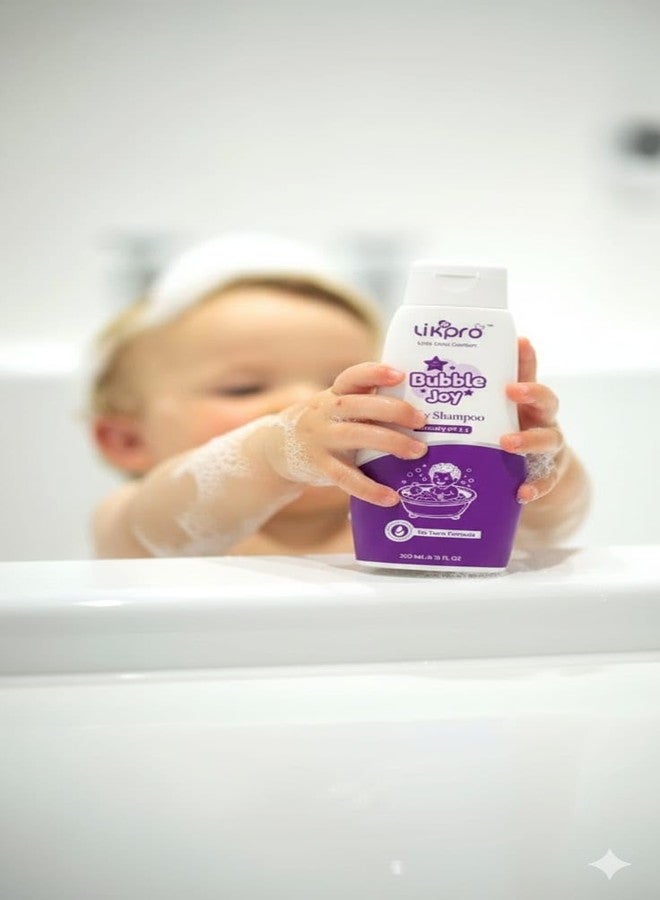 Likpro Bubble Joy Baby Shampoo, No Tears Formula, Clinically pH 5.5, 200 ml - Image 5