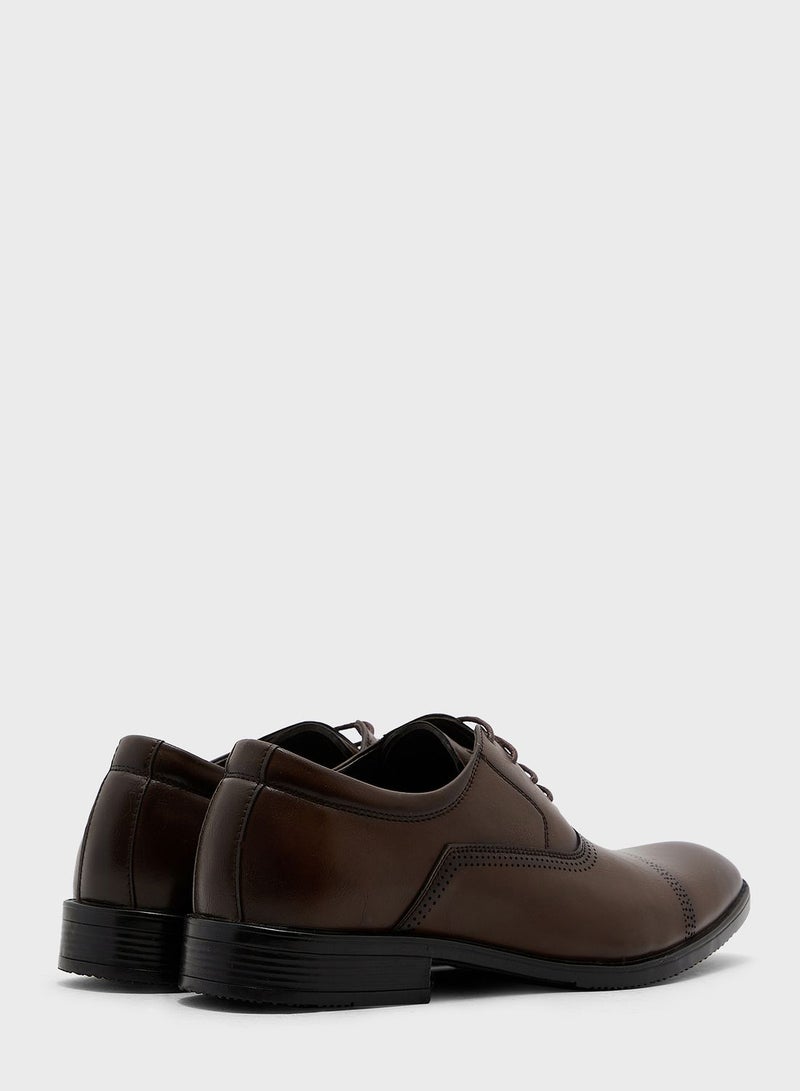 Robert Wood Classic Oxford Formal Lace-Up Shoes - Image 2
