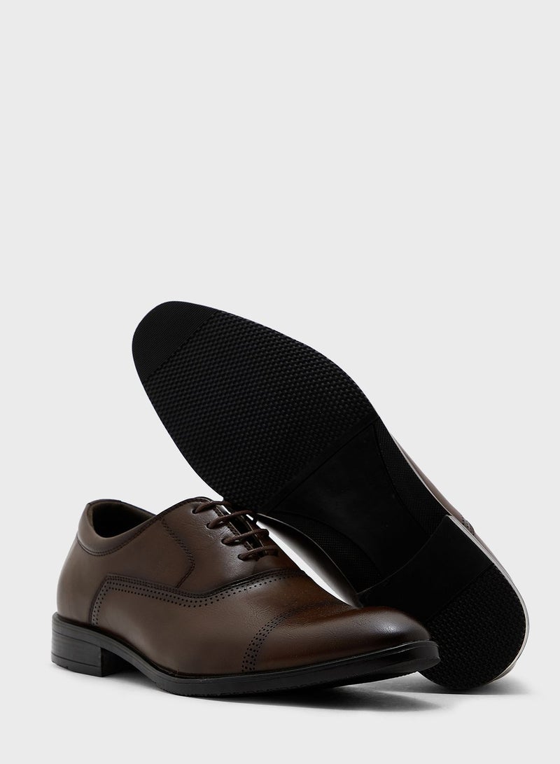 Robert Wood Classic Oxford Formal Lace-Up Shoes - Image 3