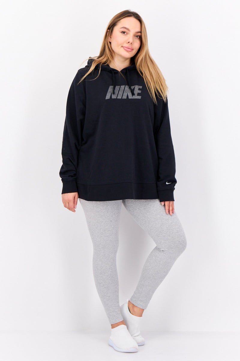 Nike Women Sportswear Fit Long Sleeve Outdoor Sweatshirt, Black  - Image 4