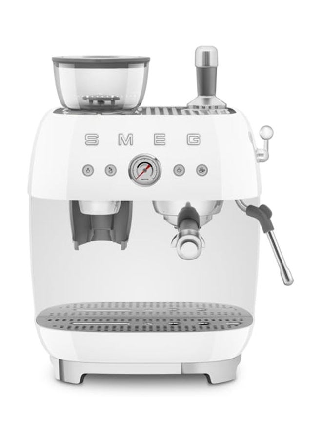 smeg ‘50’s Style’ Coffee Machine with Built in Grinder 0.25 kg 1650 W EGF03WHAU White - Image 1
