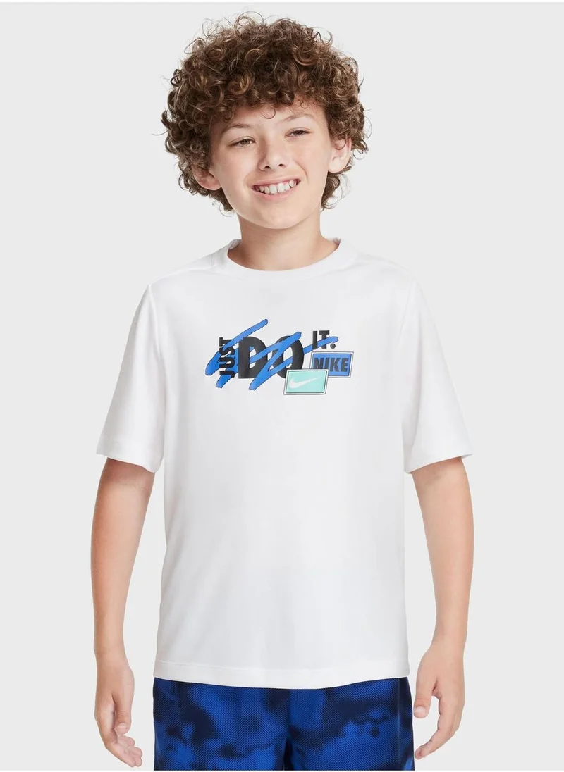 نايكي Youth Dri-Fit Multi Season T-Shirt