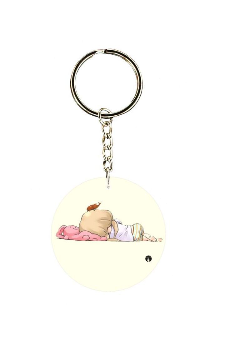 Cartoon Printed Keychain