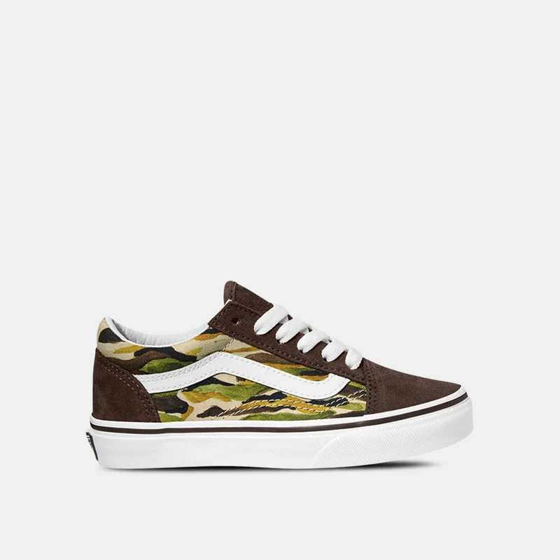 Vans Green Kids' Old Skool Shoes for Men | Best Price UAE