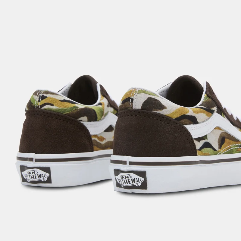 Vans Green Kids' Old Skool Shoes for Men | Best Price UAE