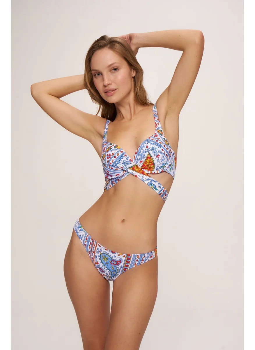 بيير كاردان HR24BT002 Double Padded Waist-Tie Bikini