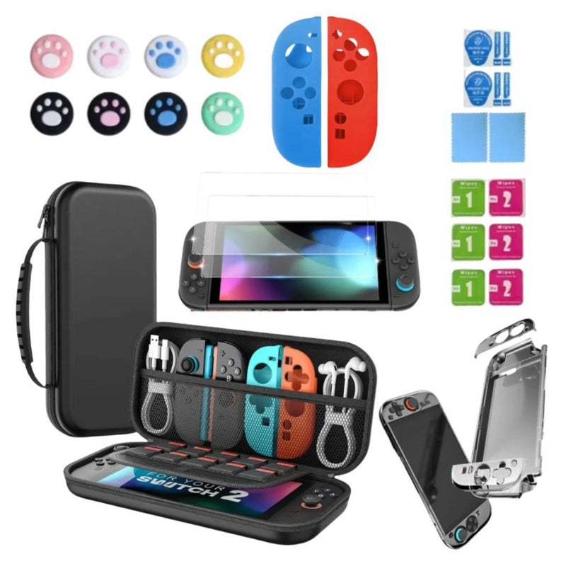 Nintendo Switch Game Protection Bag Protective Shell Typec Switch2 Generation Cosmetics Bag Set Crystal Shell - Image 2
