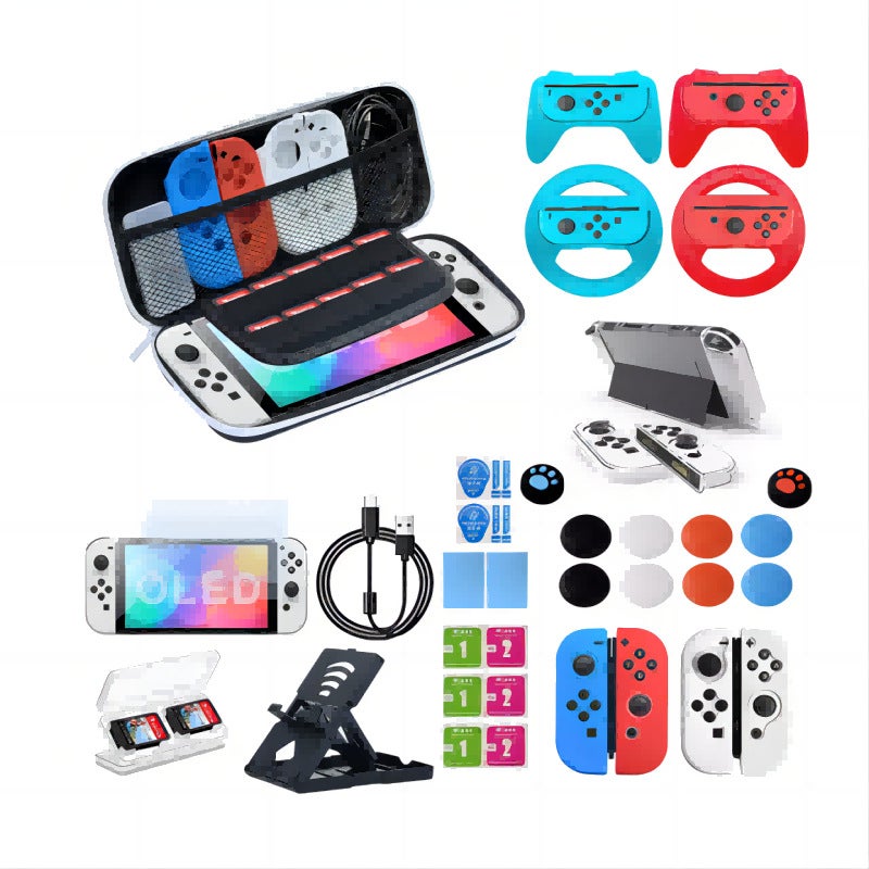Nintendo Switch Game Protection Bag Protective Shell Typec Switch2 Generation Cosmetics Bag Set Crystal Shell - Image 4