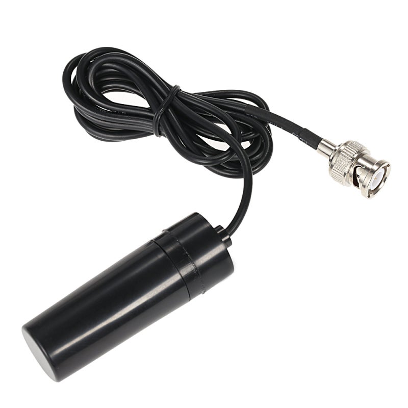 pH Electrode: 0.00-14.00pH Range ±0.1pH Accuracy - Durable Black ABS Construction Sensitive Crystal Ball Probe for Laboratory Water Testing Aqueous Solution Measurement - Image 2