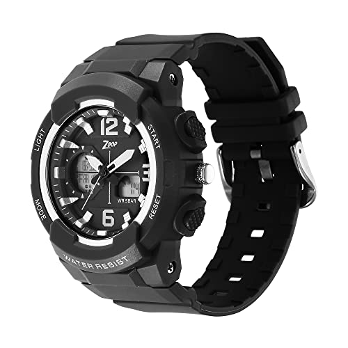 Zoop Kids 44.1 x 44.1 x 19 mm Black Dial Plastic Analog-Digital Watch - 26026PP02W - Image 2