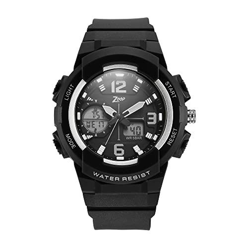 Zoop Kids 44.1 x 44.1 x 19 mm Black Dial Plastic Analog-Digital Watch - 26026PP02W - Image 1