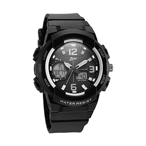 Zoop Kids 44.1 x 44.1 x 19 mm Black Dial Plastic Analog-Digital Watch - 26026PP02W - Image 4