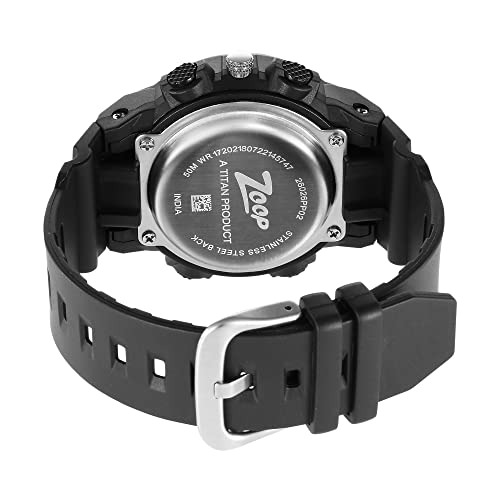Zoop Kids 44.1 x 44.1 x 19 mm Black Dial Plastic Analog-Digital Watch - 26026PP02W - Image 5