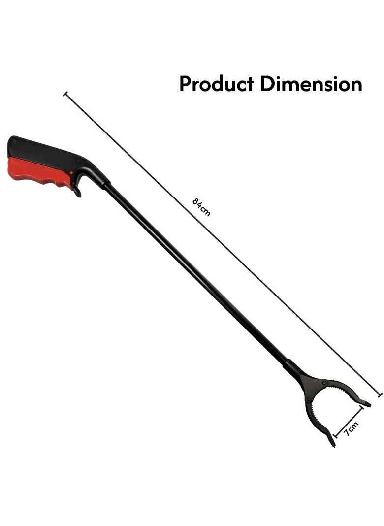Hi Care Litter Picker 84cm Grabber Tool Garbage Tool Trash Picker Long Handy Waste Picker Grabber Reacher Tool Garbage Pick up Stick  - Image 2