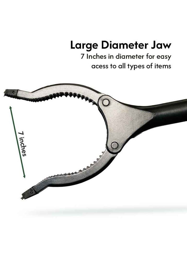 Hi Care Litter Picker 84cm Grabber Tool Garbage Tool Trash Picker Long Handy Waste Picker Grabber Reacher Tool Garbage Pick up Stick  - Image 3