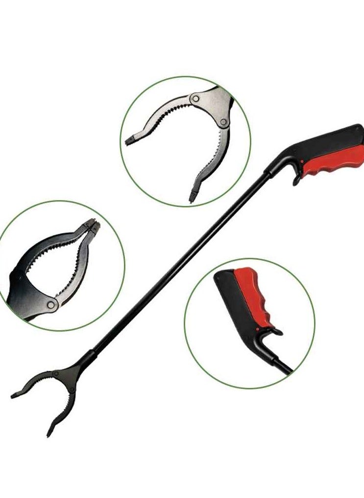 Hi Care Litter Picker 84cm Grabber Tool Garbage Tool Trash Picker Long Handy Waste Picker Grabber Reacher Tool Garbage Pick up Stick  - Image 5