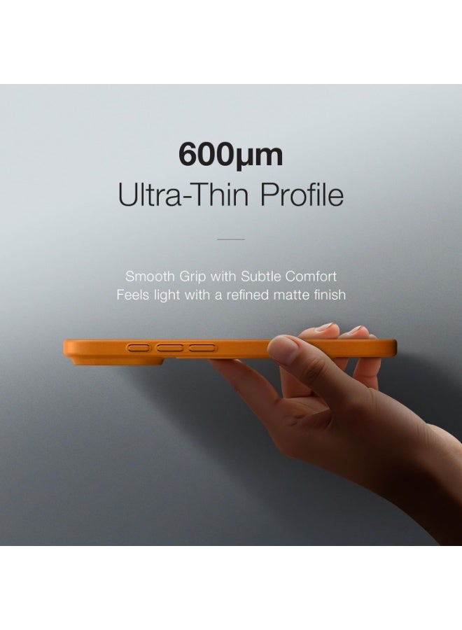 AMAZINGthing غطاء هاتف MINIMAL Air [خفيف كريشة] مصمم لجهاز iPhone 17 Pro MAX متوافق مع MagSafe - برتقالي - Image 4