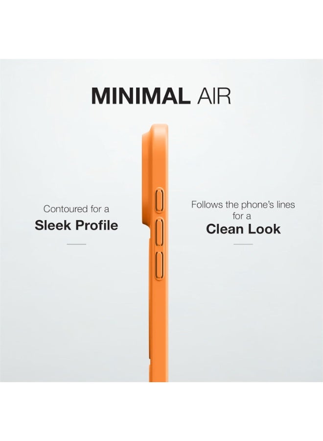 AMAZINGthing غطاء هاتف MINIMAL Air [خفيف كريشة] مصمم لجهاز iPhone 17 Pro MAX متوافق مع MagSafe - برتقالي - Image 3
