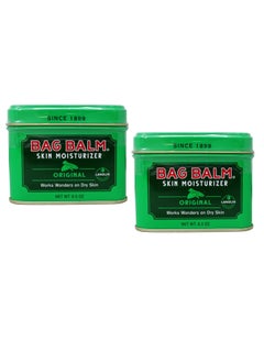 Bag Balm Bag Balm Vermonts Original for Cracked Hands Dry Skin  Moisturizing Lotion Salve 8 Ounce  2 Pack 