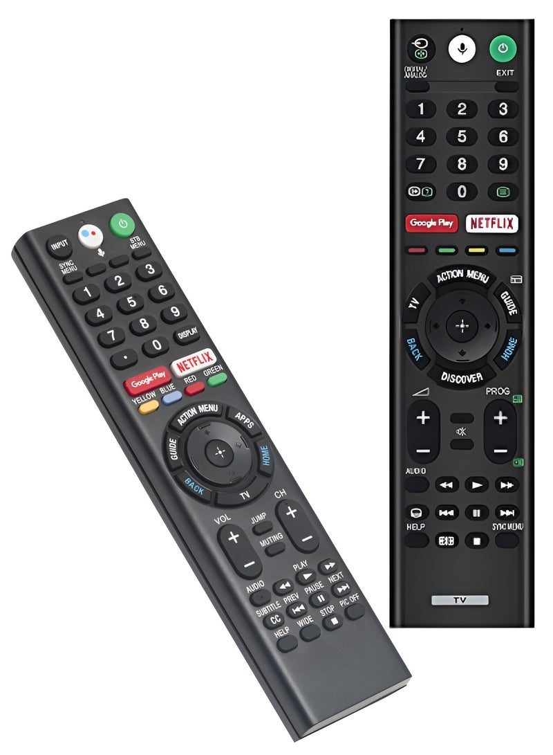 Remote for Sony Smart Bravia Remote Sony Bluetooth Voice Search Mic Remote and Sony Smart Bravia Android TVs Sony 4K UHD Crystal HDR TV Sony OLED Ultra HDTV XBR KDL Series TV RMF-TX300U  - Image 1