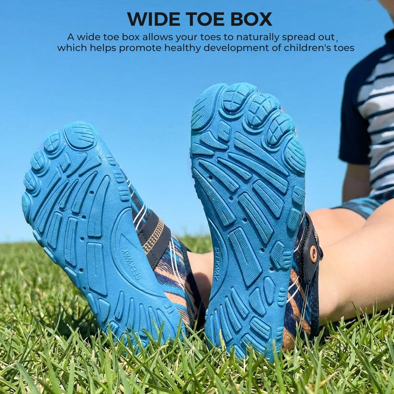 SEEKWAY Barefoot Water Shoes for Kids - Wide Toe Box and Quick-Dry Sand Shoes Toddler for Hiking Swim Beach Pool Kayak Sport Accessories, Camping Essentials Must-Haves for Boys Girls Sizes - Image 2