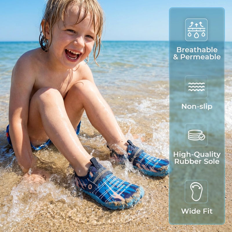 SEEKWAY Barefoot Water Shoes for Kids - Wide Toe Box and Quick-Dry Sand Shoes Toddler for Hiking Swim Beach Pool Kayak Sport Accessories, Camping Essentials Must-Haves for Boys Girls Sizes - Image 5