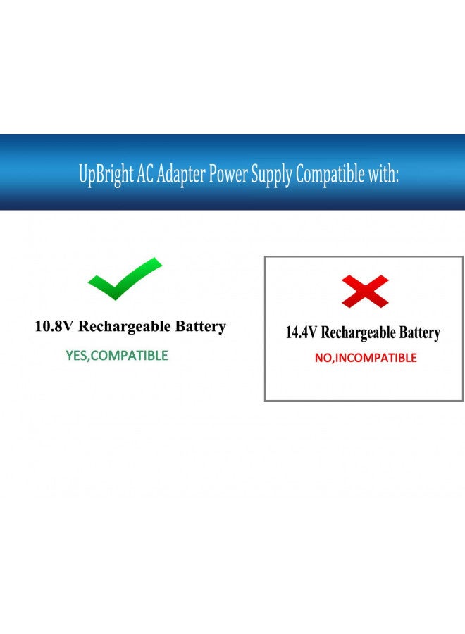 UpBright AC/DC Adapter Compatible with Bissell 2389 Pet Hair Eraser 2389C Powerlifter Lithium Ion Adapt 2286 2286A 2482 2482C 10.8 Volt Li Battery Vacuum Cleaner Z2922UL-10.8V 1616326 1627037 Charger - Image 2