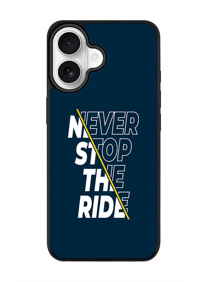 Stylizedd iPhone 17 Case, [Compatible with MagSafe] Slim Magnetic cover Phone Case iPhone 17 -Never stop the ride - Image 1