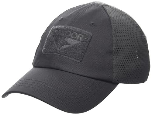 Condor Mens Fitted Mesh Tactical Cap, Graphite - Image 3