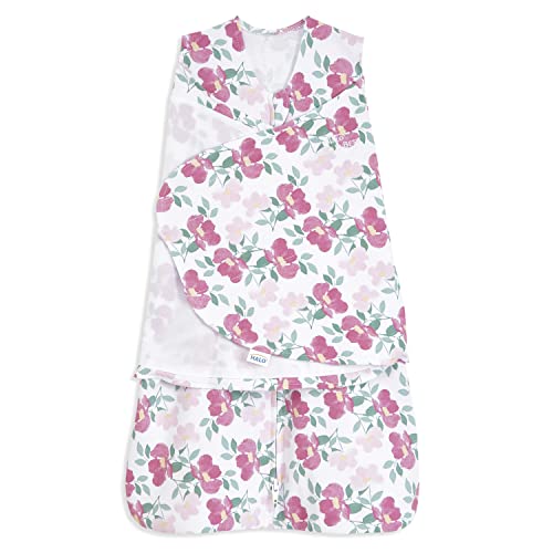 HALO 100 Cotton Sleepsack Swaddle 3Way Adjustable Wearable Blanket TOG 15 Stems Small 36 Months - Image 1