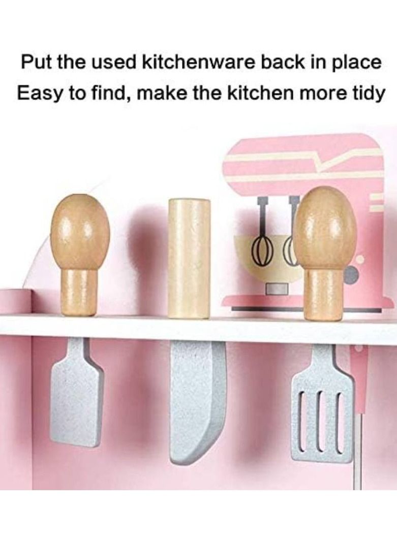 Wooden toy kitchen set for children - Image 5