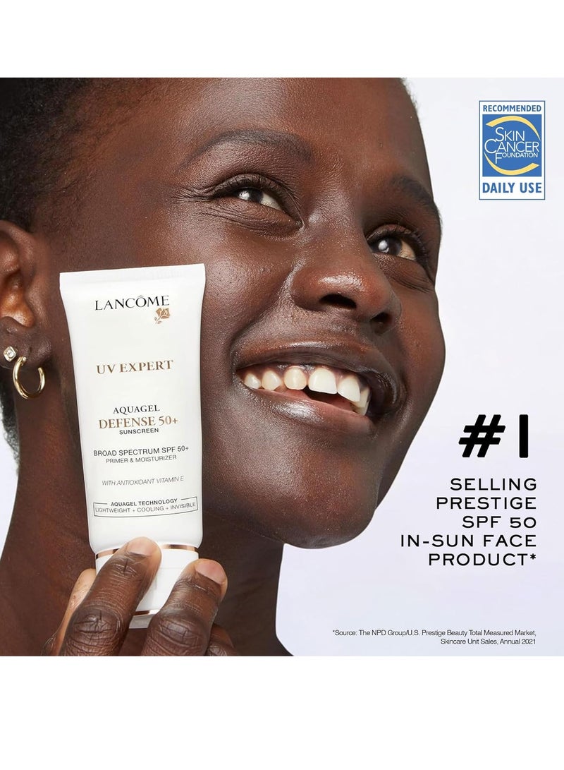 LANCOME UV Expert Primer & Face Moisturizer With SPF 50 - Prep, Hydration & Face Sunscreen Protection - With Vitamin E & Moringa Seed Extract White - Image 2