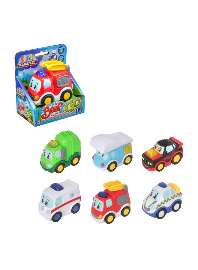TEAMSTERZ Tiny Teamsterz Beep and Go Single Open Box - Image 1