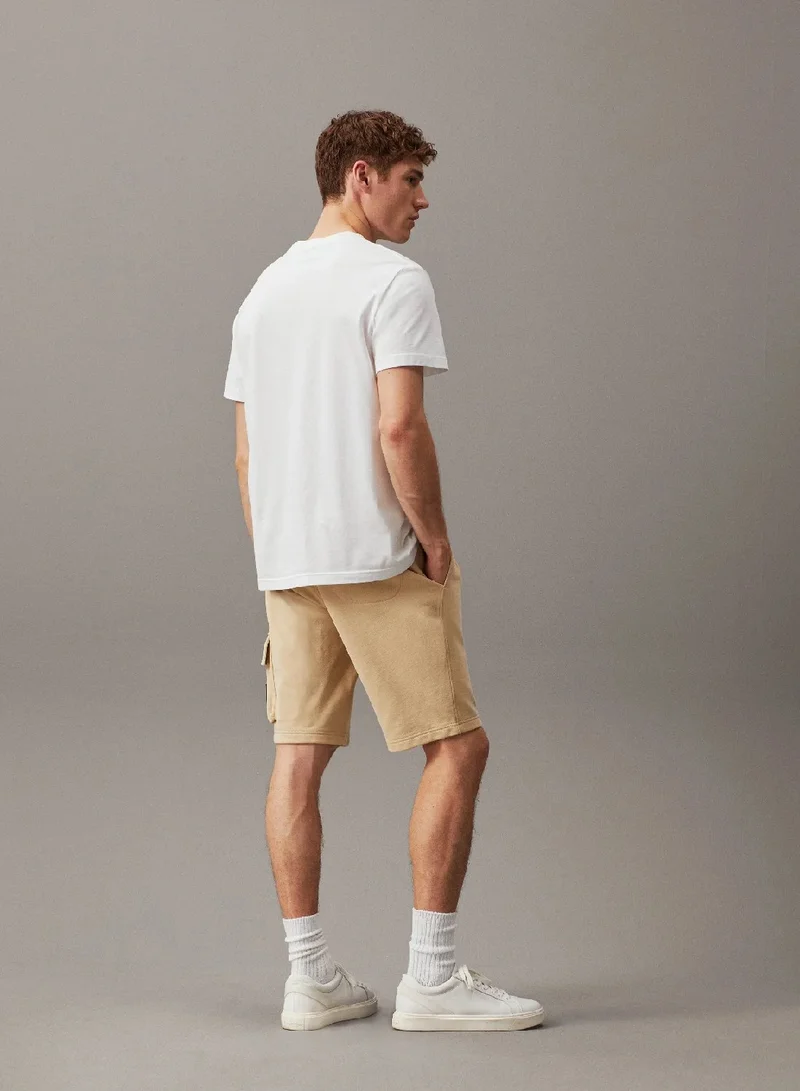 Calvin Klein Jeans Cargo Terry Jogger Shorts