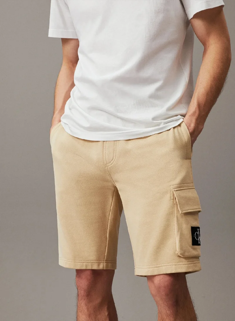 Calvin Klein Jeans Cargo Terry Jogger Shorts