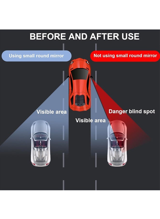 زوج مرايا النقاط العمياء – ٣٦٠° قابل للتعديل – لجميع السيارات • الدفع الرباعي • الشاحنات - Image 3