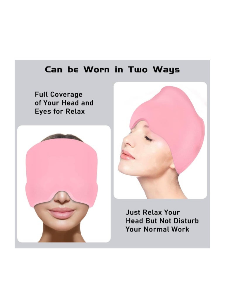VANLON Headache Hat for Migraine, Headache Migraine Relief Cap for Tension Headache Migraine Relief, One Size Fits All Headache Hat with Reusable Ice Gel Pack for Puffy Eyes, Sinus & Stress Relief - Image 3