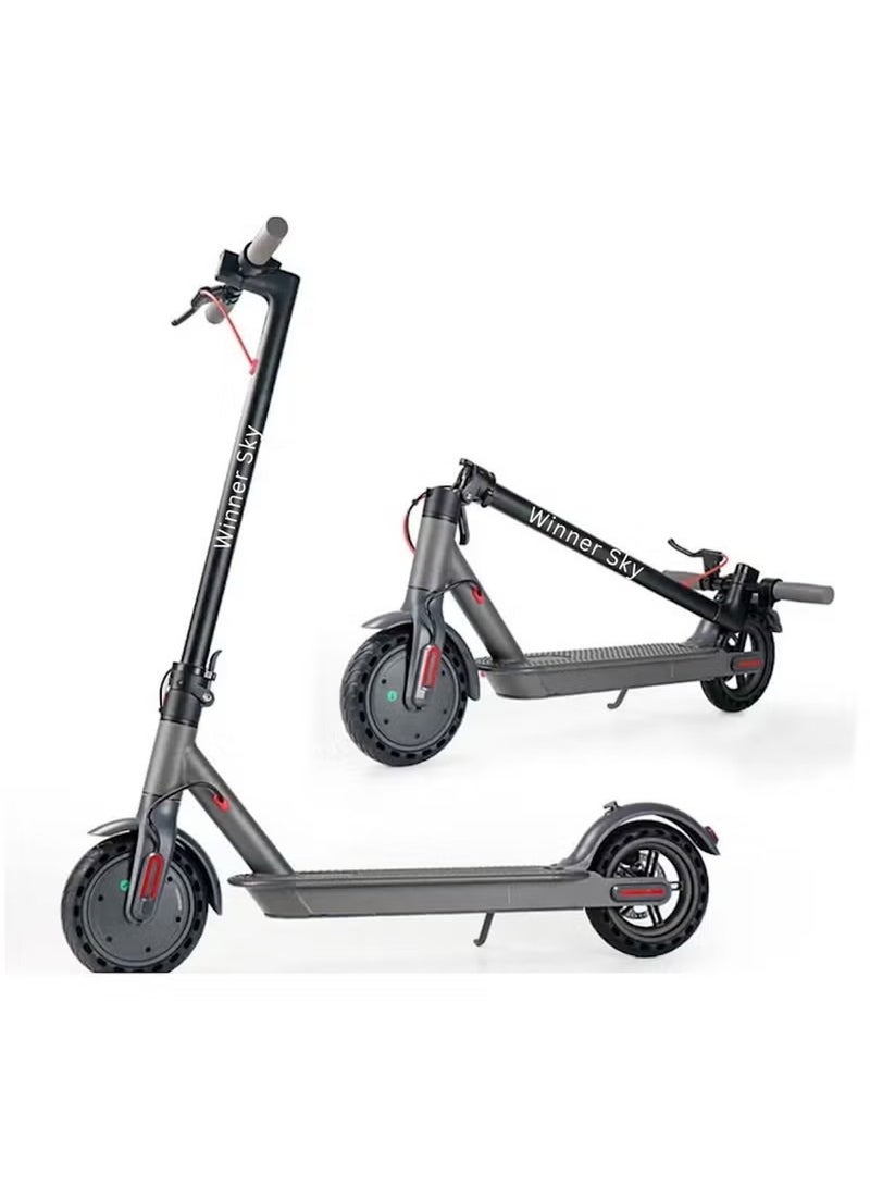 Winner Sky Electric Scooter with 350W Motor – Foldable, 15-20km Range, 3-Speed Modes – Black - Image 1