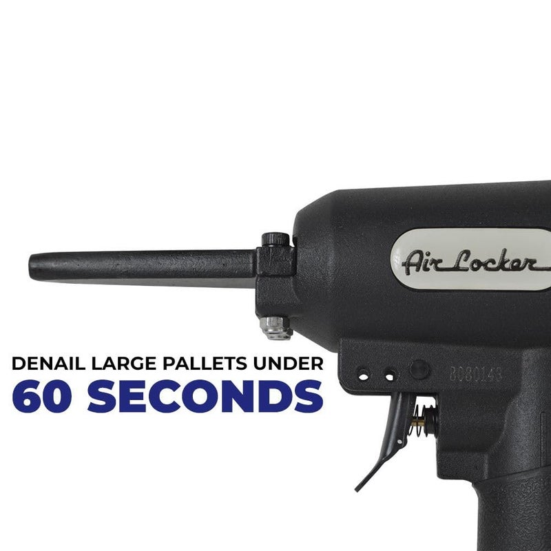 Air Locker AP700 Heavy Duty Professional Air Punch Nailer / Nail Remover / Nail Puller. 1/4 Inch NPT Thread Air Inlet. 80-120 PSI Pneumatic Nailer Removes 10-20 Gauge Nails , Black - Image 3