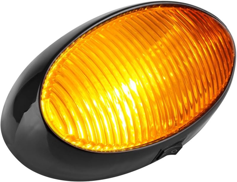 Lumitronics Oval Porch Utility Lights with Clear & Amber Lenses - Image 4