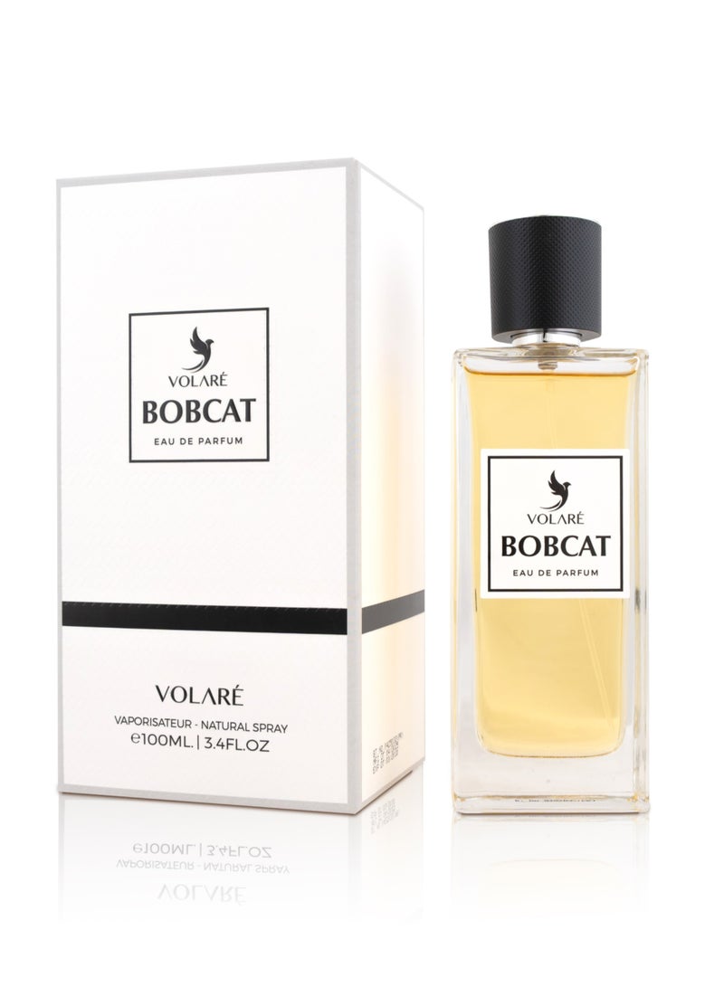 Volare Bobcat Perfume for Man - 100ml | Spicy Leather Fragrance with Pink Pepper, Suede & Vanilla - Image 1