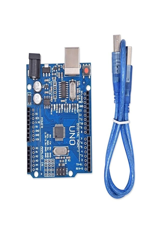 Electrobot DIY Kit with 2.4-inch Touchscreen, Sensors, RGB LEDs, and Components - Learn Electronics with 16+ Projects - Includes Uno, Ultrasonic, DHT11, Motor, Fan, and More - Image 4