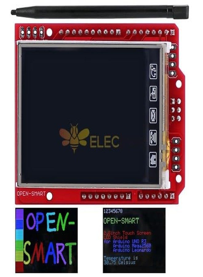 Electrobot DIY Kit with 2.4-inch Touchscreen, Sensors, RGB LEDs, and Components - Learn Electronics with 16+ Projects - Includes Uno, Ultrasonic, DHT11, Motor, Fan, and More - Image 3