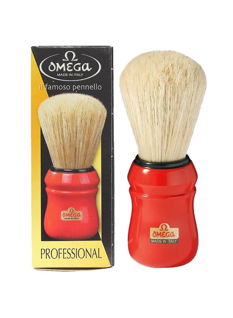 Omega Professional Shaving Brush Red - Image 1